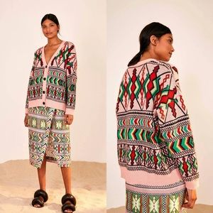 Farm Rio Amulet Cardigan, Small